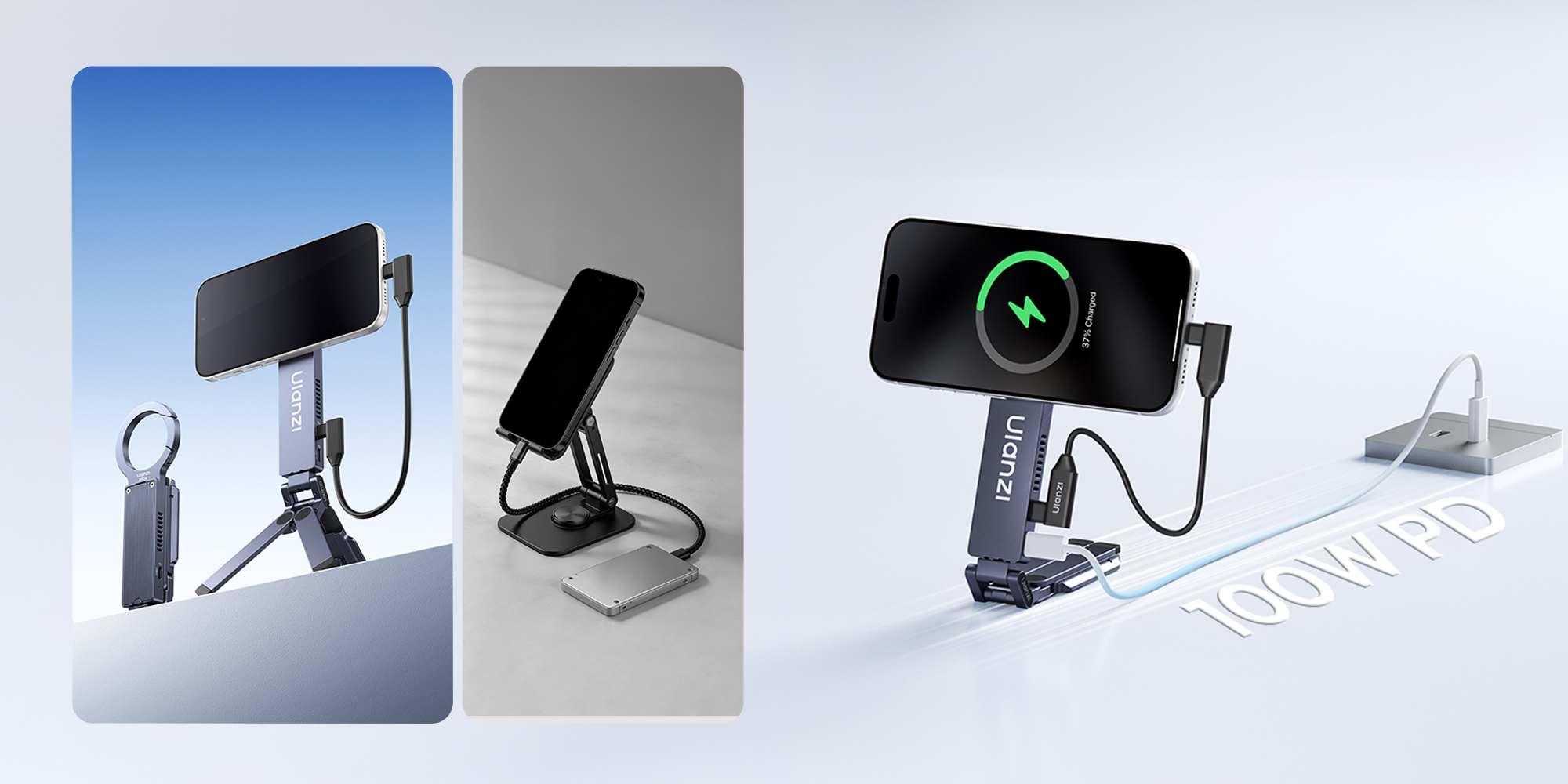 Uchwyt do smartfona Ulanzi MA58 z kieszenią na dysk M.2